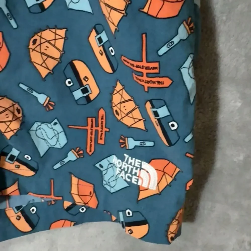 The North Face Class V Pull On Short Men 2XL Blue Coral Camping Tents Granola